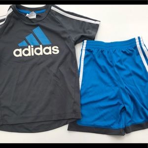 Boys adidas shorts t-shirt set size 3t
